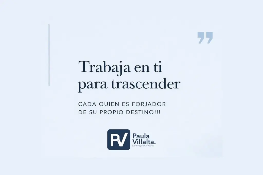 Trabaja en ti para trascender!!!